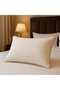 1 Piece of Natural Luxury Wool Pillow and Wool Pillowcase with Special Piping Detail |   Durable Organic - 3