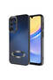 Galaxy A25 Case Camera Protection Logo Showing Shrp Omega Cover - Black