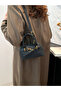 Solid Double Top Handle Handbag - 5