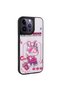 iPhone 14 Pro Max Case Shining Embossed Iconic Figure Shrp Amas Silicone Cover - White - 5