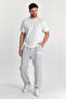 Men's Baggy Adjustable Leg Stüssy Printed 3 Thread Ribbed Loose Fit Stoper Leg Sweatpants - 3