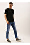 Men Mid Rise Slim Fit Blue Jeans - 5
