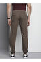 Men Brown Slim Fit Cuffed Joggers - 3