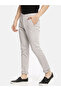 Men Grey Pinstripe Slim Fit Chino Pants - 2