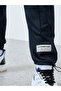 Ultra Soft Slim Pintuck Athleisure Joggers with Badge Detail - 4