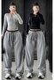 Striped Wide Leg Sweatpants Trousers - 5