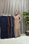 Women's Hijab Clothing Plus Size Two Layer Ferace - 8