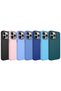 iPhone 13 Pro Compatible Silicone Shrp Luna Case with Metal Frame and Button Design-Sierra Blue - 2