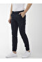 Men Navy Mid Rise Slim Fit Cargo Pants