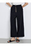 Women Black Wide Leg Pants - 2