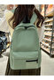 Solid Zip Closure Backpack - 5