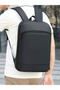 Solid Zip Closure Backpack - 3