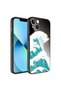 iPhone 13 Compatible Camera Protected Patterned Hard Silicone Shrp Epoxy Case-No9