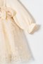 Baby Girl Mevlit Dress with Bandana and Lace - 5