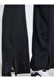 Black Plain Flared Leggings - 3