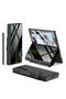 Galaxy Z Fold 6 Case with Camera Protection, Card Holder, Pen Slot, Shrp Striped Droga Case-Green