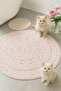 Round 2-Piece Bathroom Set 120X120 & 60X60 Powder