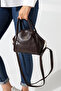 Women's Brown Stylish Elegant and Suitable for Daily Use Shoulder and Hand Bag - 4