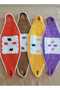 4 Pieces Hand Knitted Mixed Long Fiber Dowry Daily Fiber Set - 4