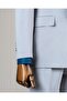 Italian Style Double-Breasted Jacket Pants Suit Gray T14081 - 4