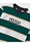 Boy's Striped Sweatshirt Green - 2