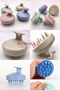 Silicone Scalp Massager Shampoo Comb Hair Care Brush Shower Comb - 6