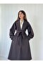 Valencia Belted Trenchcoat Lightweight Coat Women Dark Brown - 5