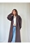 Valencia Belted Trenchcoat Lightweight Coat Women Dark Brown - 6