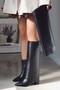 Look Women's Boots with Leg Warmer Detail and Removable Accessory, High-Heeled Pointed Toe Zippered Boots - 4