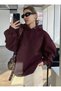Unisex Men/Women Colorful Cat Custom Printed Cotton Oversize Hooded Sweatshirt - 2