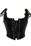 Black Velvet Bustier French Inspired Design Lolita Corset5 - 4