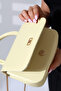 Women's Yellow Mini Box Handbag with Side Cross Strap and Handle Modern Stylish Women's Bags - 8
