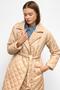 Double-Breasted Quilted Coat with Belted Snap Closure Taş 6786 - 3