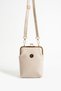 Flat Leather Women's Crossbody Bag (Phone Holder Wallet Bag) - 2