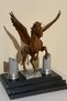 Decorative Pen Holder Signature, Fountain Pen, Pegasus Horse, 12 X 15 cm Office Study Room Decor - 3