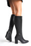 Rosa Women's Thick Heeled Boots A032-K400 - 6