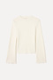 Women's Brown Ribbed Loose Sleeve Blouse - 4