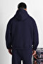 Men's Oversize Thick Zippered Plain Cardigan - 3