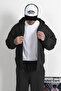 Men's Oversize Thick Zippered Plain Cardigan - 2