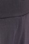 Women's Regular Fit Classic Cut Velcro Closure Wide Leg Anthracite Trousers - 6