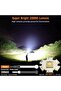 Flashlight Rechargeable TorchLight, 20000 Lumens Flash Light Led flashlights Tactical, XH - 2