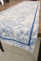 40X140Cm Woven Stain Resistant Printed Thai Feather Fabric Table Cloth Decorative Runner Washable - 6