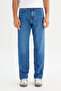 Asher Loose Fit Wide Cut Low Waist Indigo Denim Jean Pants - 2