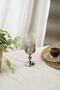 6-Piece Silver Fishbone Crystal Coffee Side Dish 180ml