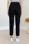 Ns-21104 High Waist Black Mom Jeans Stretch Denim Pants - 5
