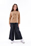 Girl's Buttoned Short Trench Coat - 2