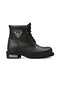 Black Women's Boots 025G100109-Black-Leather