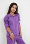 Girl's Two-Thread Tracksuit Set with Collar Detail - 6