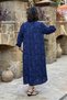 Denim Color 100% Cotton Viscose Judge Collar Shirt Dress - 4