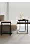 3Pcs C-Shaped Coffee Service Table Set Side Nesting Table Table Small Coffee Table Couch Table - 4